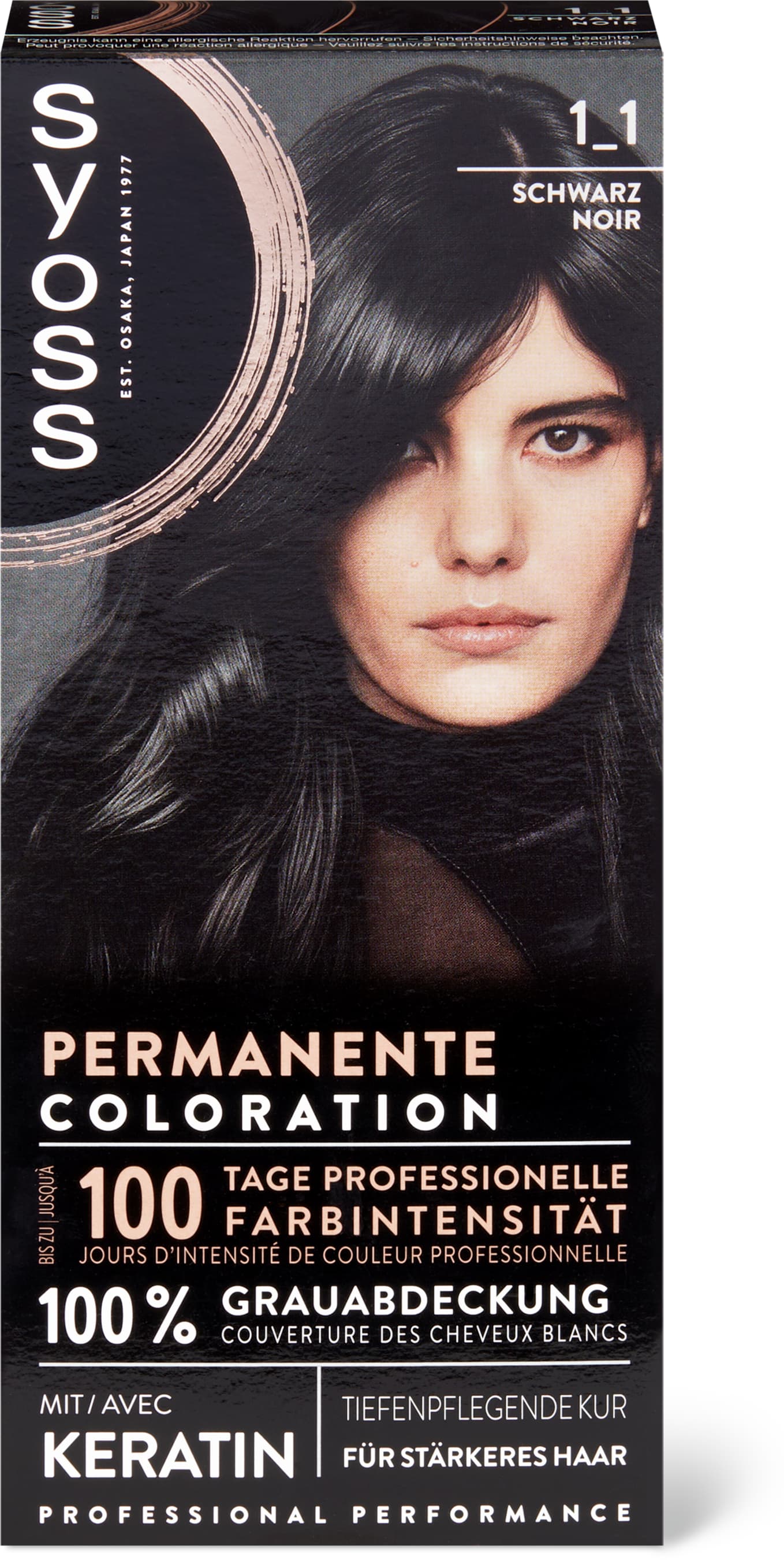 Syoss Colorazione 1.1 Nero, permanente